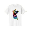 thumbnail image 1 of Scooby Doo Rainbow Tie Dye Character Men's White Graphic Tee-Medium, 1 of 3