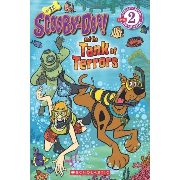 Pre-Owned Scooby-Doo Reader #32: Tank of Terrors, Scholastic Reader Scooby Doo - Level 2 & 3, by Sonia Sander (Paperback), Children's Books, English