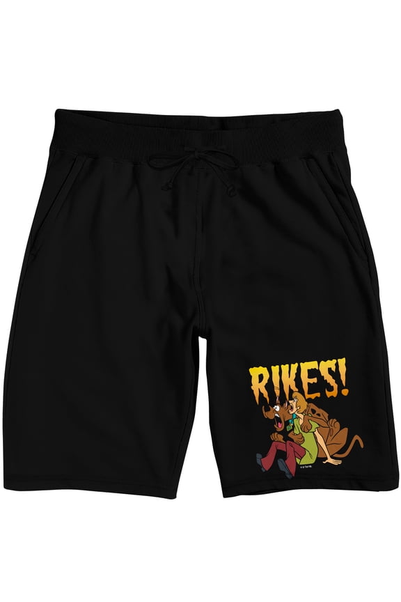 Scooby Doo Rikes! Men's Black Lounge Shorts-3XL