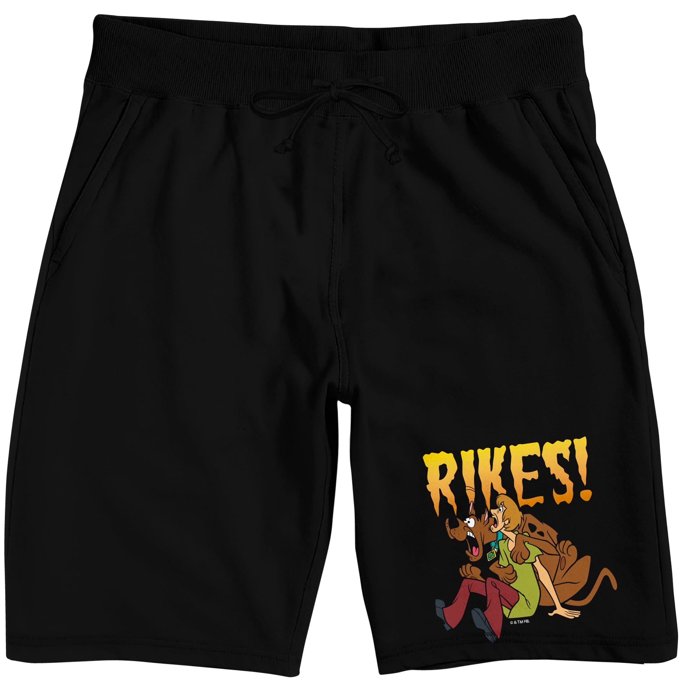 Scooby Doo Rikes! Men's Black Lounge Shorts-Large - Walmart.com