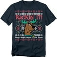 thumbnail image 1 of Scooby Doo! Rockin' It Ugly Christmas Unisex Adult T Shirt, 1 of 7