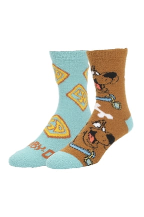 Scooby Doo SD Womens Chenille Cozy Crew Socks
