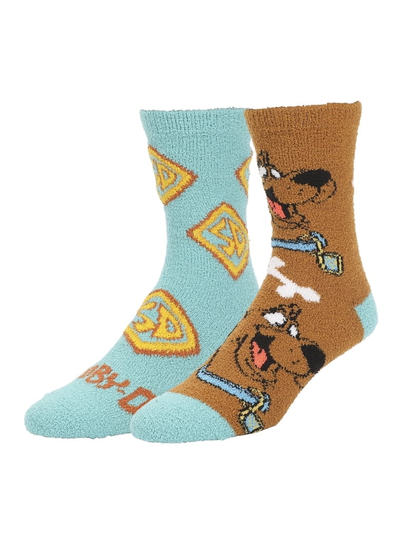 Scooby Doo SD Womens Chenille Cozy Crew Socks