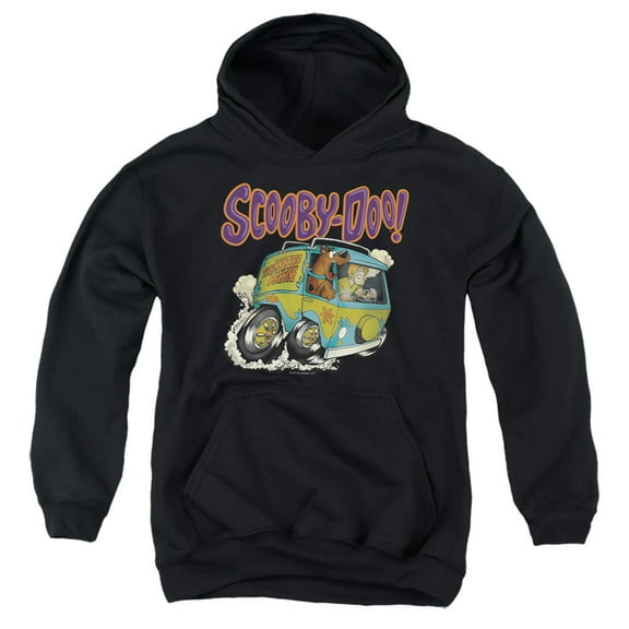Scooby Doo! Scoob Fink Kids Pull-Over Hoodie (X-Large) for Youth Boys and Girls, Black
