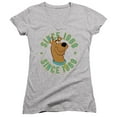 thumbnail image 1 of Scooby Doo Scooby 1969 Junior Women's V-Neck T-Shirt Athletic Heather, 1 of 1
