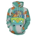 thumbnail image 1 of Scooby-Doo Scooby Adult Sweater Pullover Hoodie 3D Printed Loose Hooded Long Sleeved Jackets Tops, 1 of 8