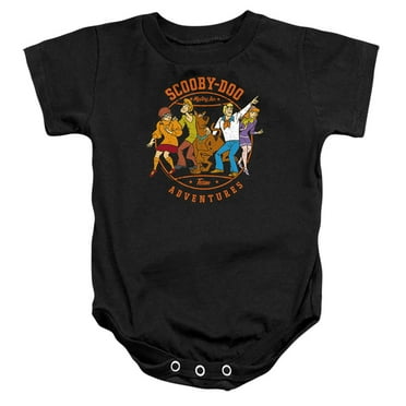 Scooby Doo! Scooby Adventures Unisex Infant Snap Suit for Baby (12 Months) Black