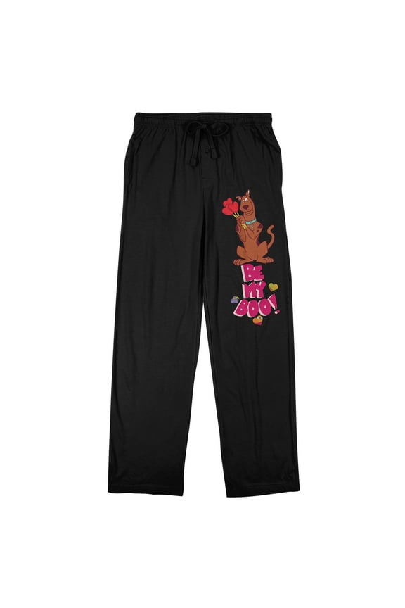 Scooby Doo Scooby Boo Men's Black Sleep Pants-XL