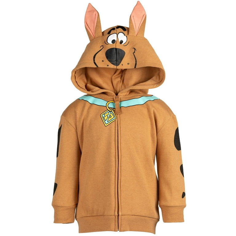 Scooby Doo Scooby Doo Big Boys Fleece Zip Up Hoodie Toddler to Big Kid Walmart