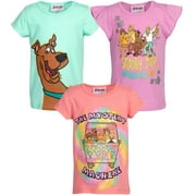 Scooby-Doo Scooby Doo Big Girls 3 Pack T-Shirts Toddler to Big Kid