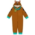 thumbnail image 1 of Scooby-Doo Scooby Doo Fleece Zip Up Cosplay Pajama Coverall Toddler to Big Kid, 1 of 5