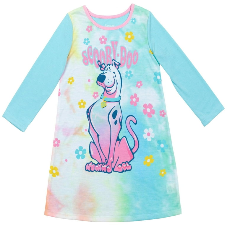 Scooby Doo Scooby Doo Little Girls Nightgown Pajamas Toddler to Big Kid Walmart