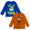thumbnail image 1 of Scooby-Doo Scooby Doo Shaggy Velma Fred Long Sleeve T-Shirt Toddler to Big Kid, 1 of 5