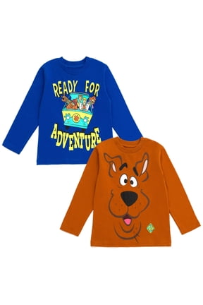 Scooby Doo Shaggy Velma Fred Long Sleeve T-Shirt Toddler to Big Kid