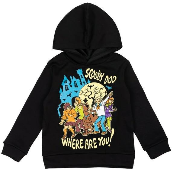 Scooby-Doo Scooby Doo Shaggy Velma Little Boys Fleece Pullover Hoodie Toddler to Big Kid