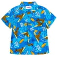thumbnail image 1 of Scooby-Doo Scooby Doo Surfboard Hawaiian Button Down Shirt Toddler to Big Kid, 1 of 5