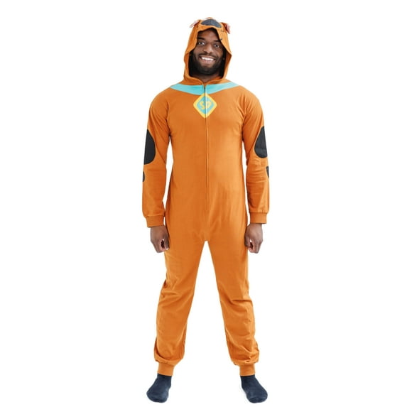 Scooby-Doo Scooby Doo Zip Up Cosplay Costume Coverall Adult