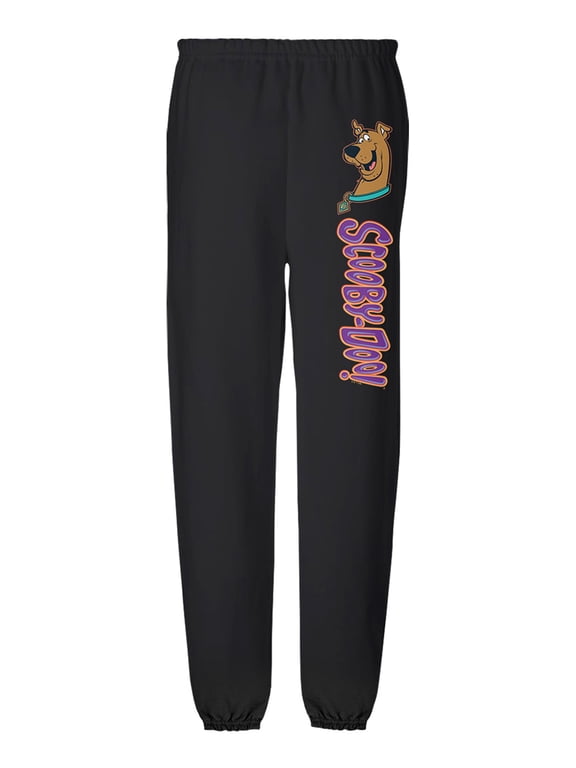 Scooby Doo! Scooby Face and Logo Unisex Jogger Sweatpants for Men and Women