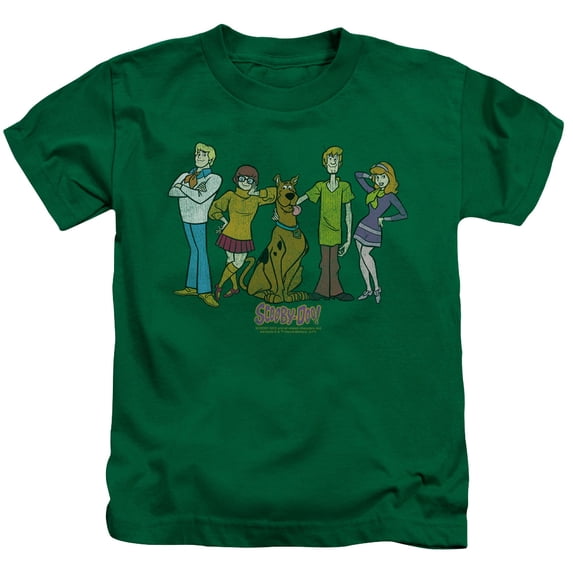 Scooby Doo Cartoon Gang Little Boys Juvy Shirt Mystery Team Shaggy Thelma
