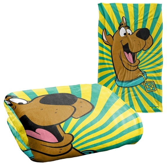 Scooby Doo Scooby Head Burst Silky Touch Super Soft Throw Blanket 36" x 58"