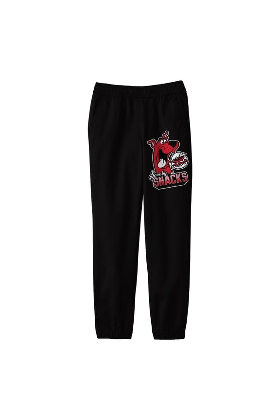 Scooby Doo Scooby Snack Youth Black Graphic Sweatpants-L