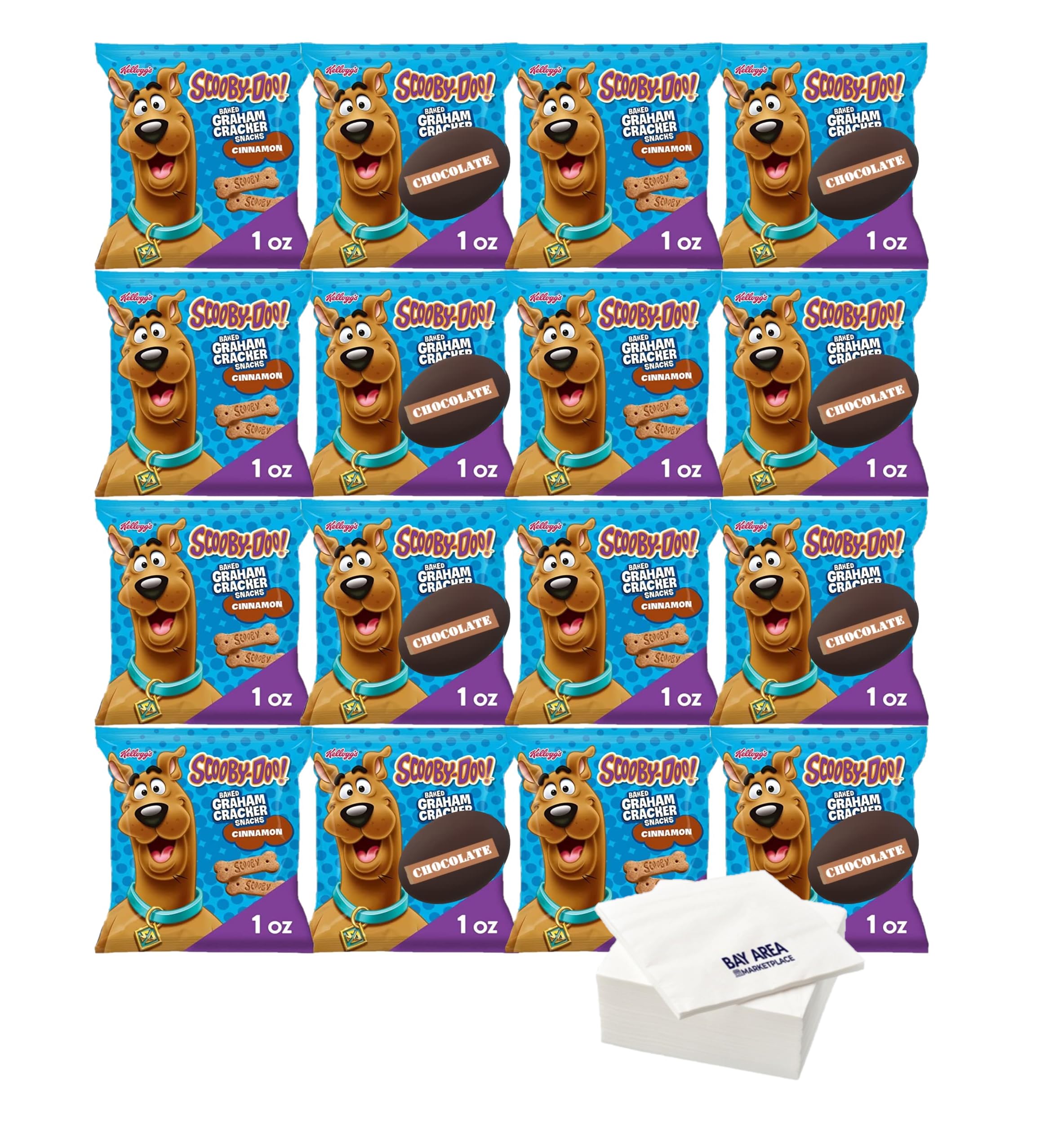 Scooby Doo, Scooby Snacks Graham Crackers (10 count) (Cinnamon and