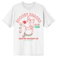 thumbnail image 1 of Scooby Doo Scooby Snacks Keep On Snackin' On Men's White T-shirt-Medium, 1 of 2