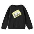 thumbnail image 1 of Scooby Doo Scooby's Crystal Cove High School ID Youth Black Crew Neck Sweatshirt-XS, 1 of 5
