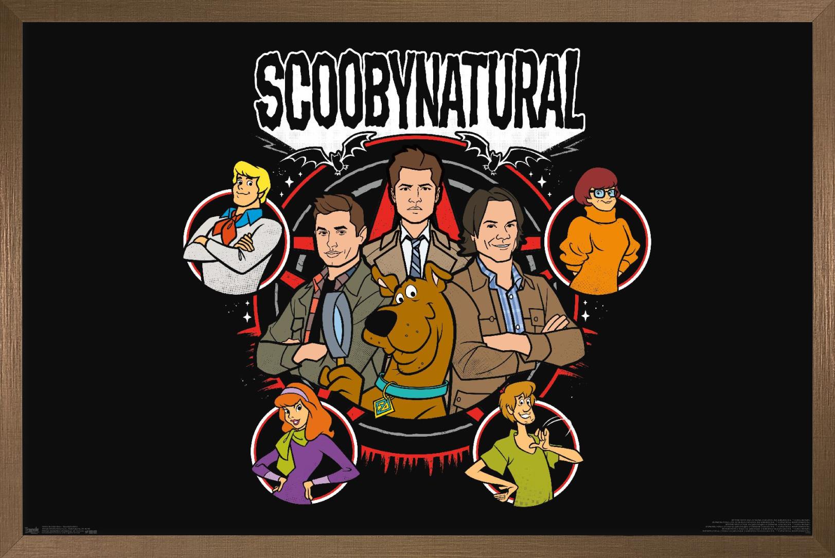 Scooby-Doo - Scoobynatural Wall Poster, 14.725" x 22.375", Framed