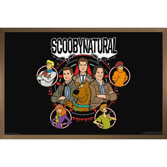 Scooby-Doo - Scoobynatural Wall Poster, 14.725" x 22.375", Framed