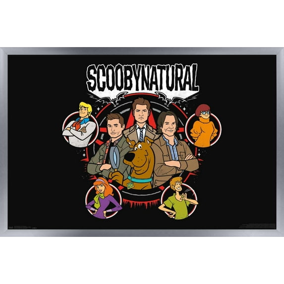 Scooby-Doo - Scoobynatural Wall Poster, 14.725" x 22.375", Framed