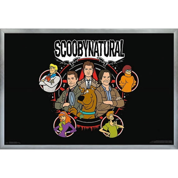 Scooby-Doo - Scoobynatural Wall Poster, 22.375" x 34", Framed