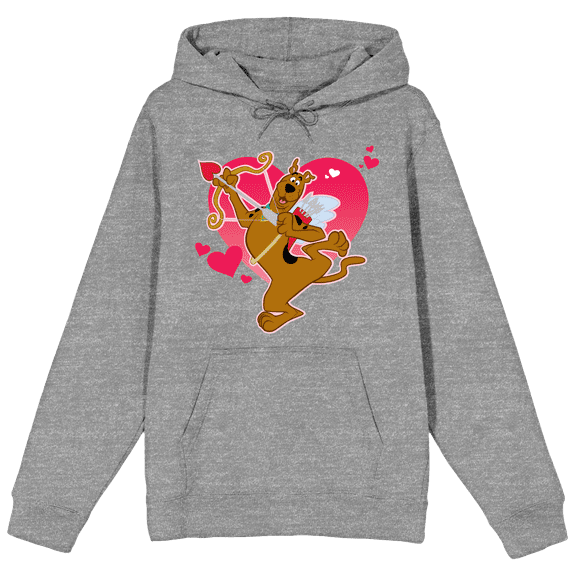 Scooby Doo Searching for Love Women's Pink Graphic Hoodie-3XL