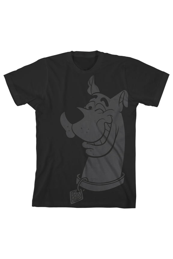 Scooby Doo Shadow Boys Black T-shirt-Large