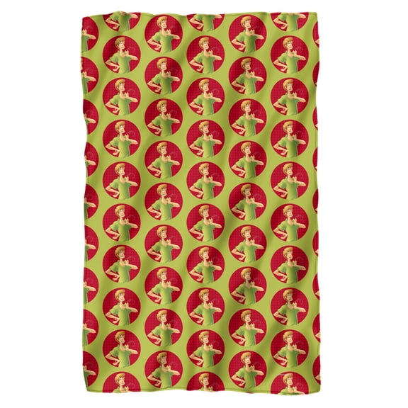 Scooby Doo Shaggy Character Pattern Fleece Blanket 36' x 58',Shaggy Character Pattern
