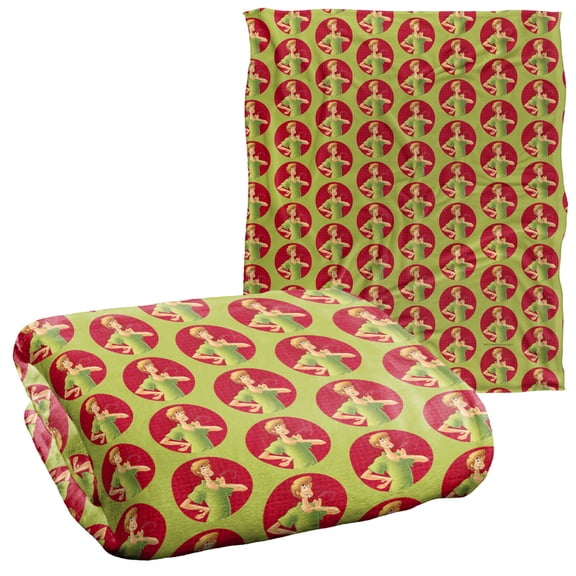 Scooby-Doo Shaggy Character Pattern Officially Licensed Silky Touch Super Soft Throw Blanket 50' x 60'
