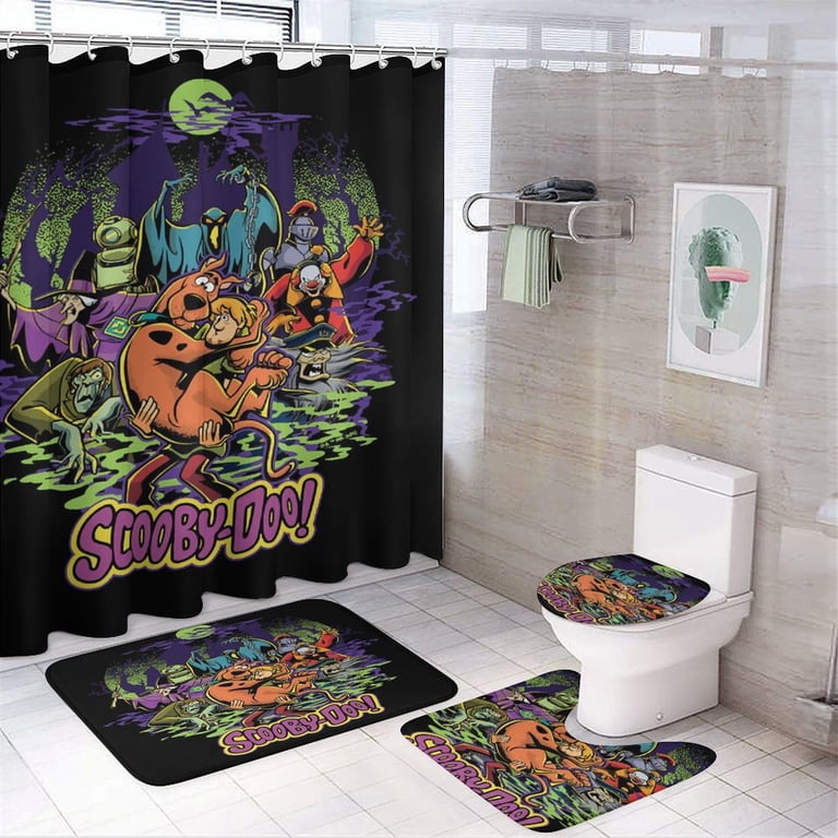 Scooby Doo Shower Curtain Cartoon Scooby Doo Shower Curtain Cute Anime