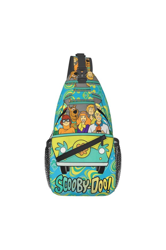 Scooby-Doo Sling Bag Crossbody Sling Backpack Chest Bag Daypack Purses Shoulder Bag For Women Men Travel Hiking
