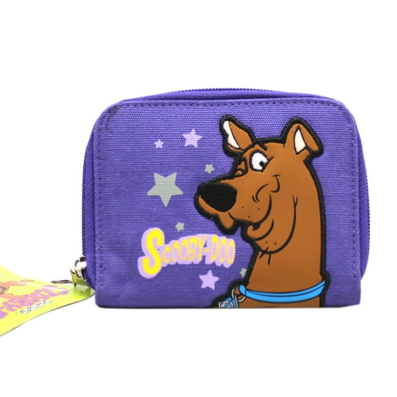 Scooby-Doo! Superstar Dark Violet Zippered Kids Wallet