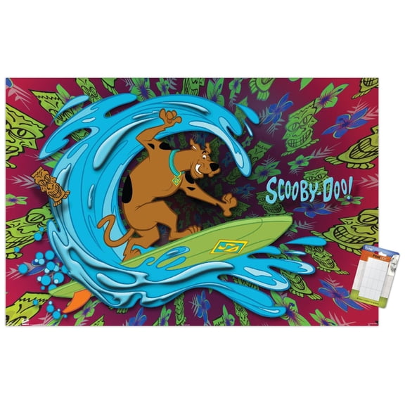 Scooby-Doo - Surf Wall Poster, 14.725" x 22.375"