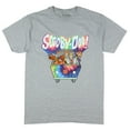 thumbnail image 1 of Scooby-Doo T-Shirt Men's Tie-Dyed Mystery Machine Design Adult Short Sleeve Tee, 1 of 5
