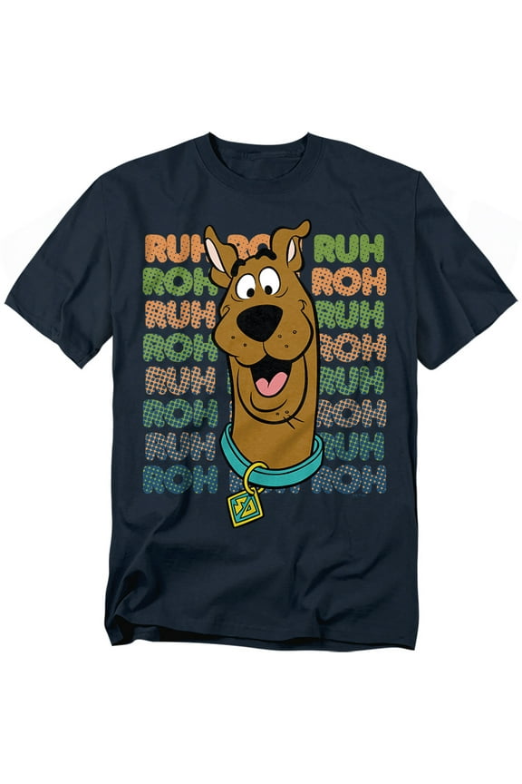 Scooby Doo! T-Shirt Ruh-Roh Repeat Unisex Graphic Tee for Men & Women