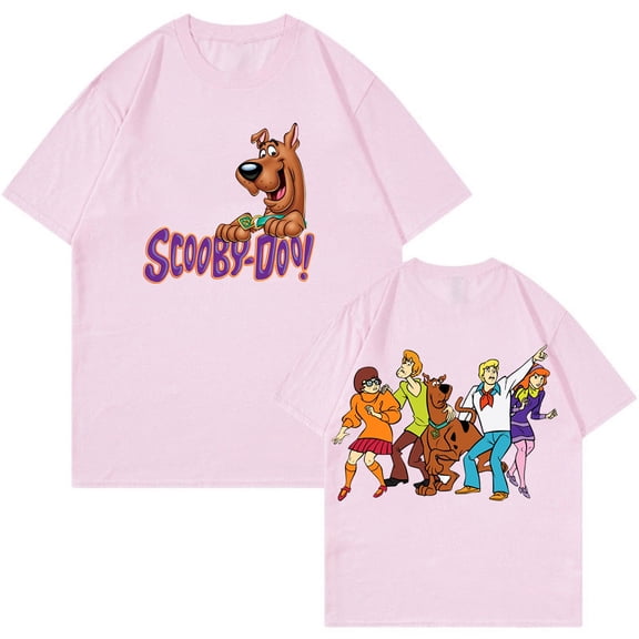 Scooby Doo T-shirt Cartoon Graphic Crewneck Short Sleeve Tee Women Men Streetwear Funny Clothes