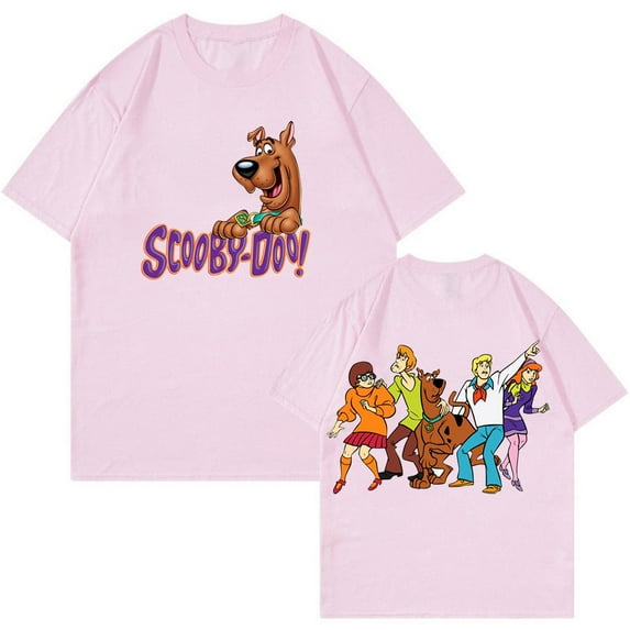 Scooby Doo T-shirt Cartoon Graphic Crewneck Short Sleeve Tee Women Men Streetwear Funny Clothes