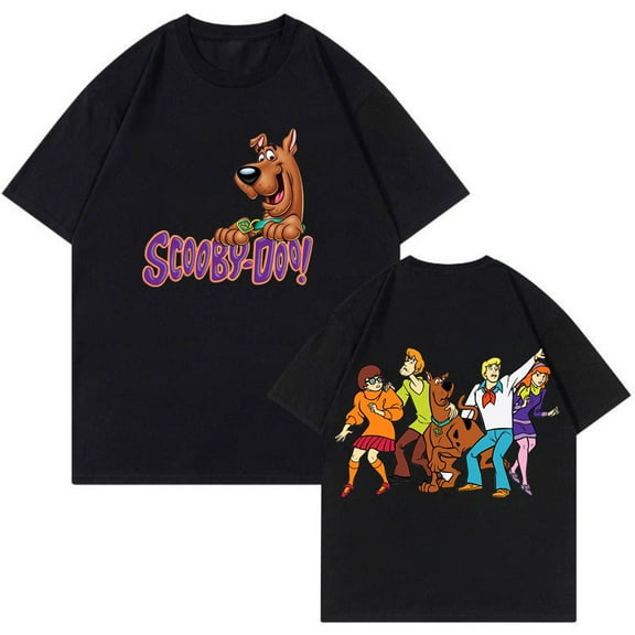 Scooby Doo T-shirt Cartoon Graphic Crewneck Short Sleeve Tee Women Men Streetwear Funny Clothes