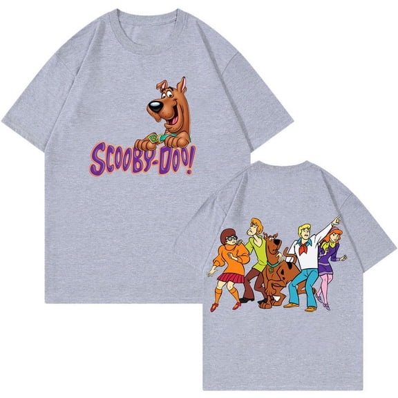 Scooby Doo T-shirt Cartoon Graphic Crewneck Short Sleeve Tee Women Men Streetwear Funny Clothes