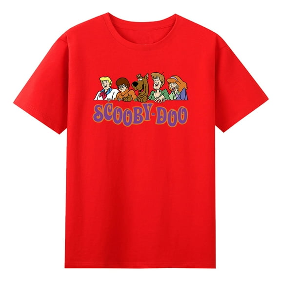 Scooby Doo T-shirt Cartoon Merch Crewneck Short Sleeve Cotton Tee Women Men Streetwear Tops