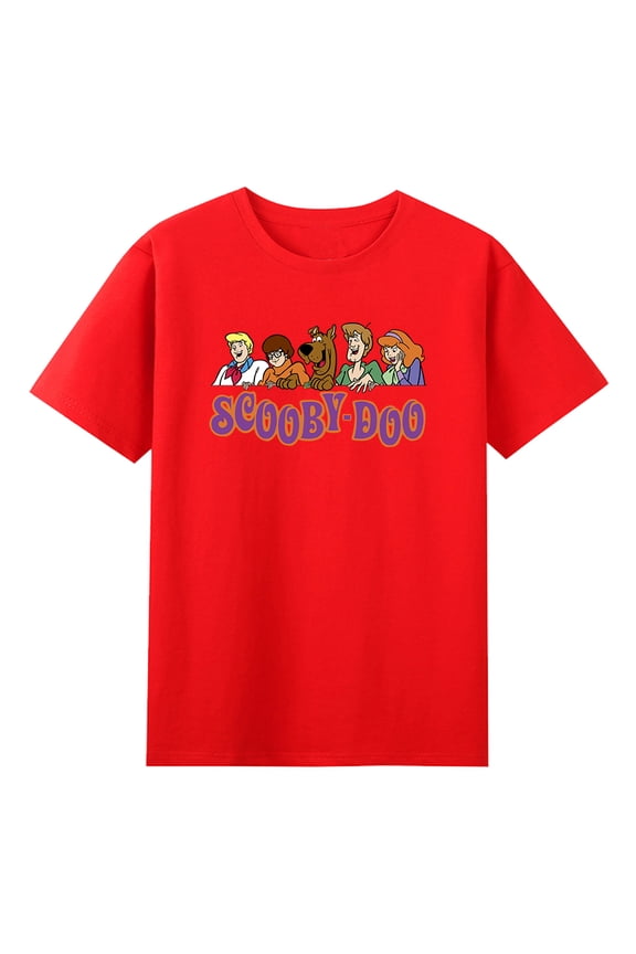 Scooby Doo T-shirt Cartoon Merch Crewneck Short Sleeve Cotton Tee Women Men Streetwear Tops