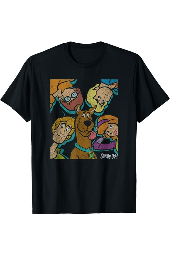 Scooby-Doo T-shirt Cotton Short Sleeve Crew Neck Soft Fitted Tees S - 3XL Fresh Classic T-shirt