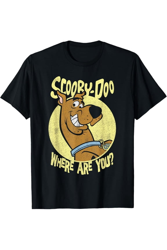 Scooby-Doo T-shirt Cotton Short Sleeve Crew Neck Soft Fitted Tees S - 3XL Fresh Classic T-shirt